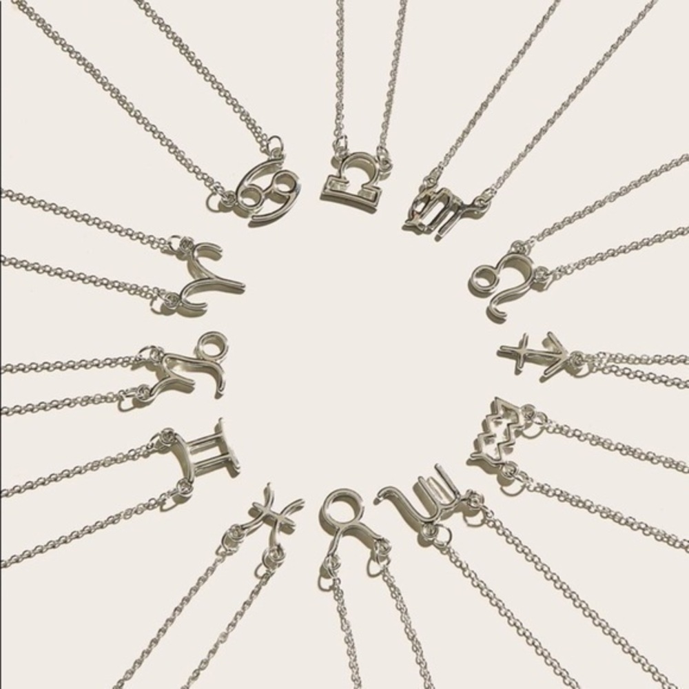 3/$30 🤍 Horoscope Zodiac Sign Necklace